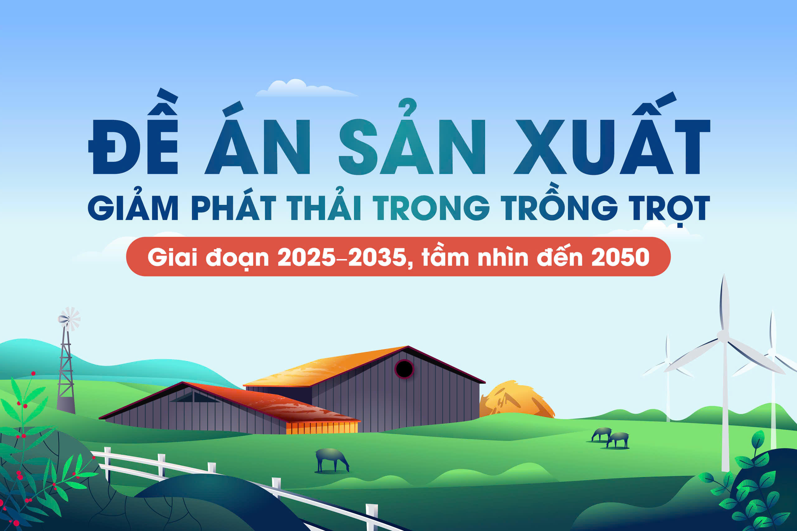 [Infographic] - Đề án trồng trọt giảm phát thải giai đoạn 2025–2035 
